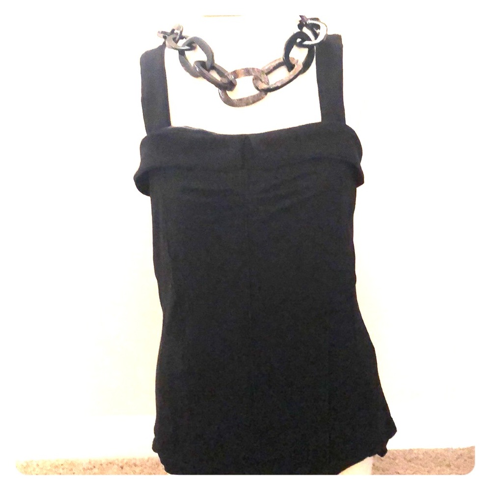 New White House Black market stretch top shirt M